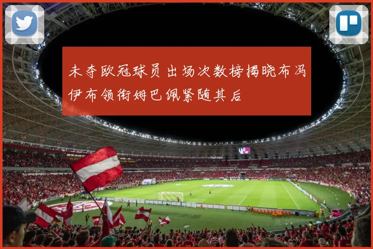 未夺欧冠球员出场次数榜揭晓布冯伊布领衔姆巴佩紧随其后